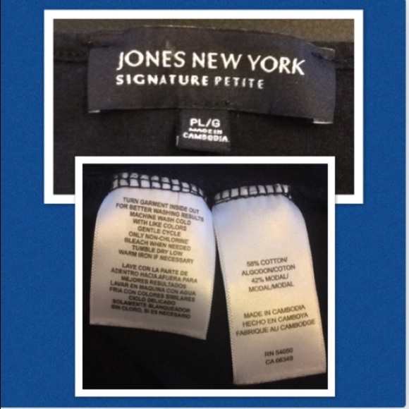 Jones New York Keyhole Ruffle Blouse - Picture 5 of 6